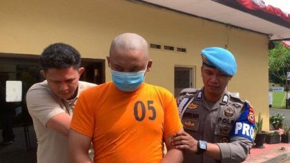 Foto Ainun Adhe Sumitra (27) ditetapkan sebagai tersangka kasus pembobolan ATM cabang Sengkang