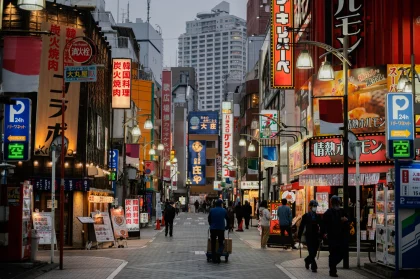 Pemandangan kota Jepang sebagai destinasi wisata, kini mewajibkan asuransi kesehatan bagi turis asing