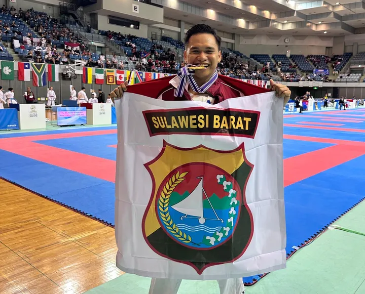 Bripda Risaldi raih emas di Kejuaraan Dunia Karate Jepang 2025