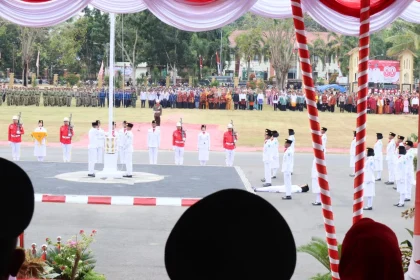 Siswi Paskibraka pingsan Dompu