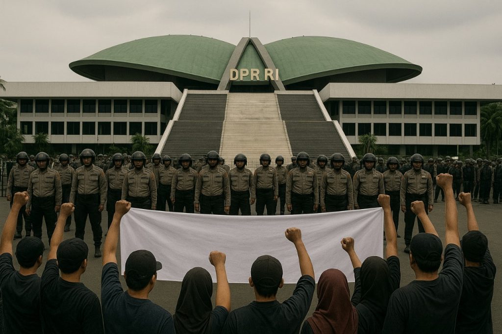 Demo 25 Agustus di Depan DPR