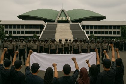 Demo 25 Agustus di Depan DPR