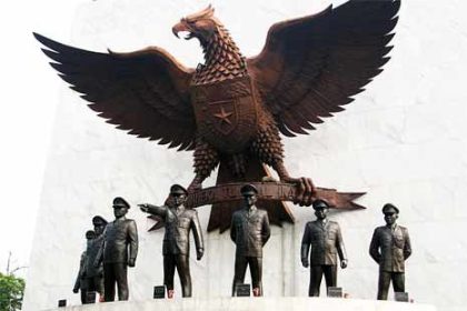 Monumen Pancasila Sakti sebagai simbol Hari Kesaktian Pancasila 1 Oktober