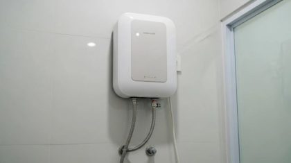 Kebocoran water heater gas di kamar mandi